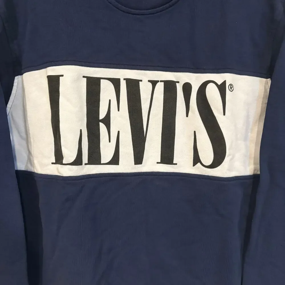 Levi's Pullover Logo Crewneck Navy Medium
